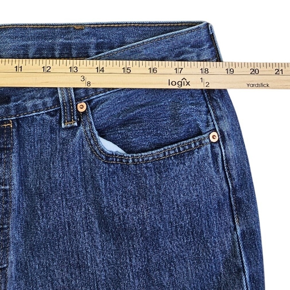 Levis 501 Original Fit Mens Jeans Medium Wash Blue Straight Leg 38x34 00501-0193 - Picture 6 of 12